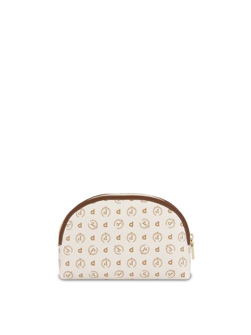 Pouch Heritage Logo Classic Avorio/marrone POLLINI | TE5300PP05Q11/10C